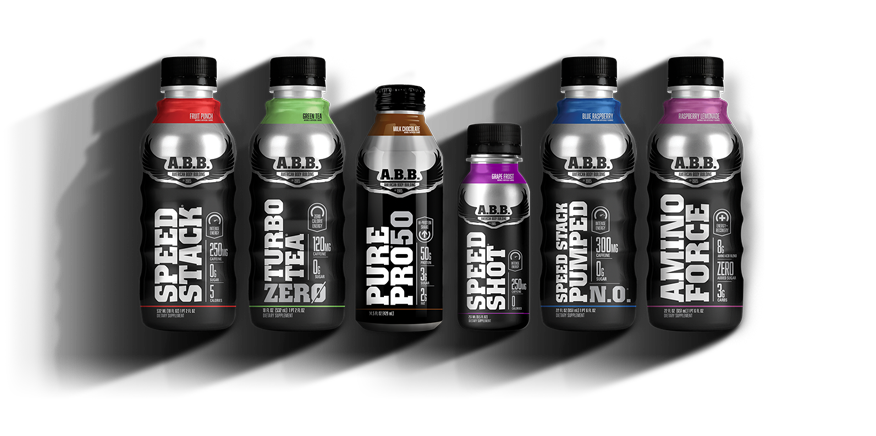 ABB Products: Speed Stack, Turbo Tea, Pure Pro 50, Speed Shot, Amino Force